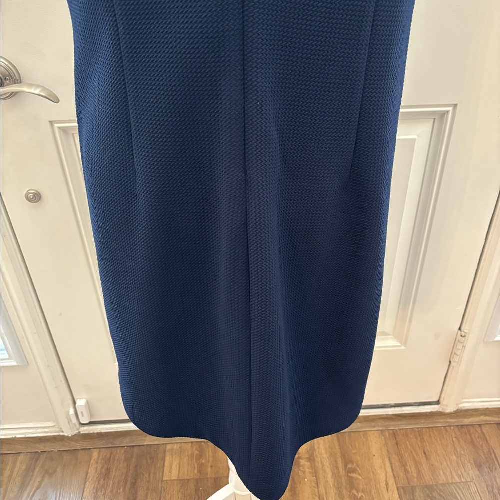 Vince Camuto Navy Sheath Dress 12 - Picture 6 of 8
